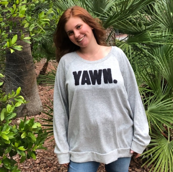 SECRET TREASURES YAWN Long Sleeve Shirt